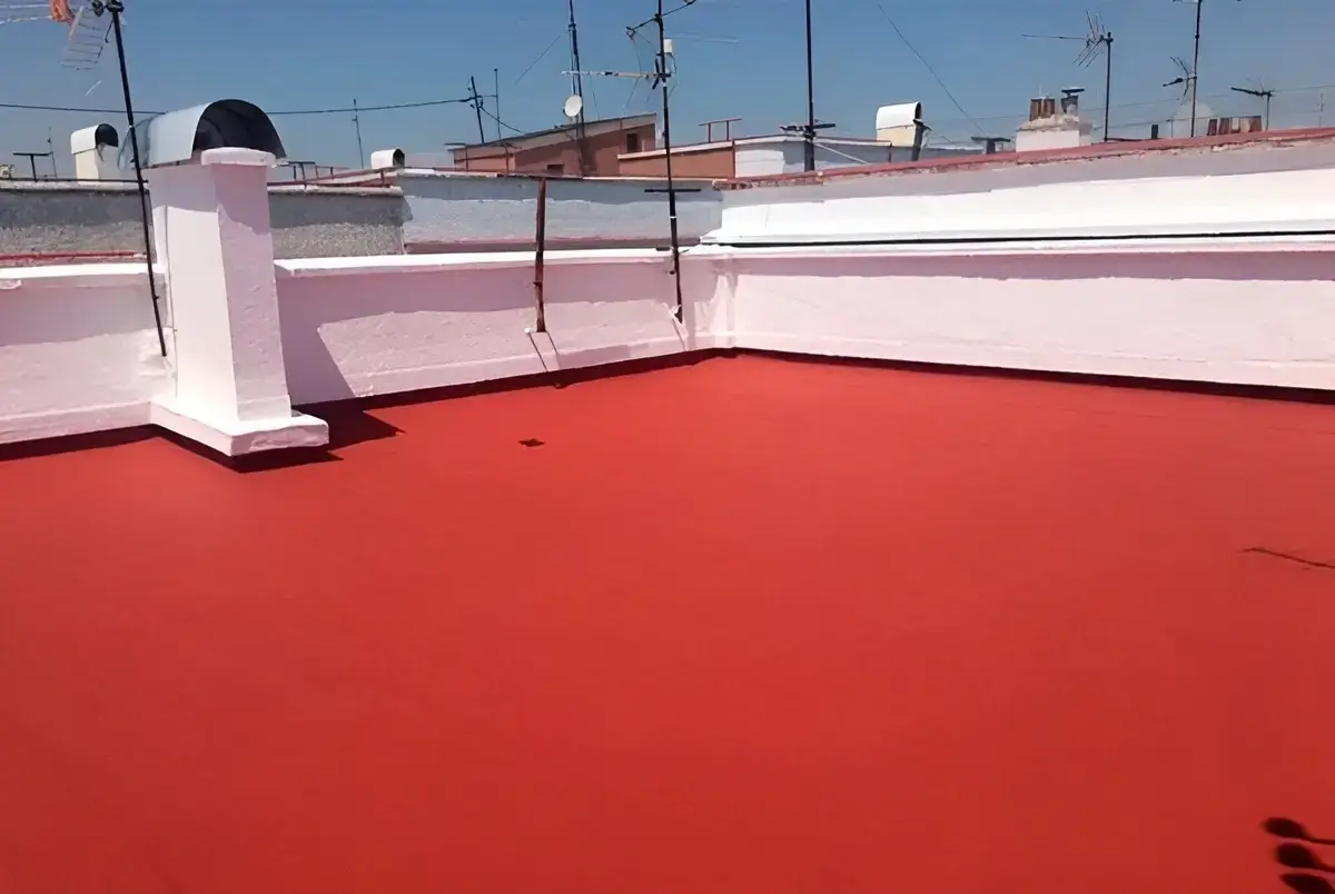 Reparación e impermeabilización de terraza hecha por Los Pintores Avila